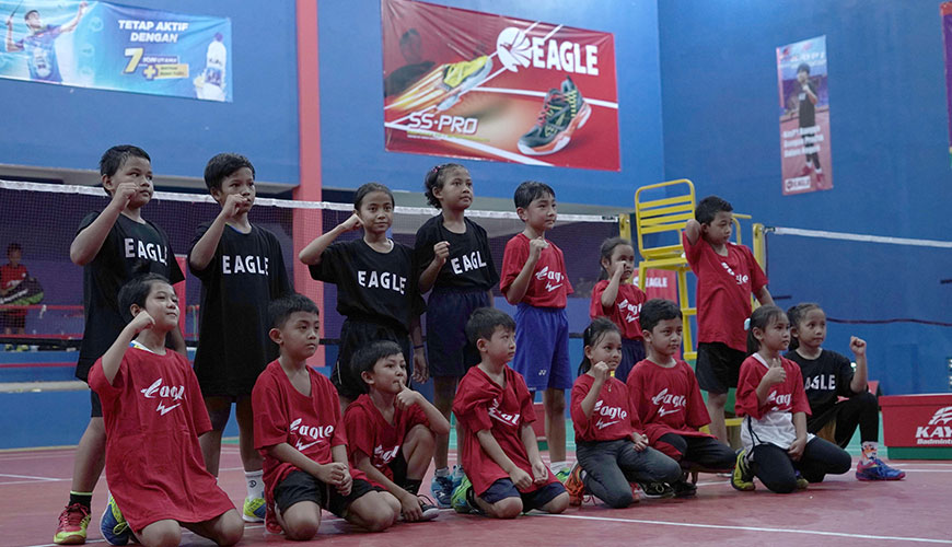 Eagle Gelar Audisi Beasiswa Bulutangkis
