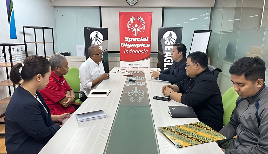 kerjasama eagle soina 03 Tim Special Olympics Indonesia Dapat 'Senjata' Baru di 2024 EAGLE