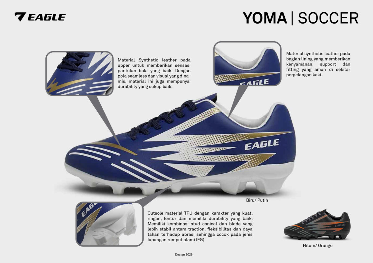 Eagle Sepatu Bola Yoma  Soccer Shoes - Image 7